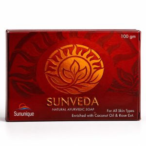 Sunveda Natural Ayurvedic Soap (Rosia)